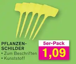KODi PFLANZEN- SCHILDER 5er-Pack Angebot