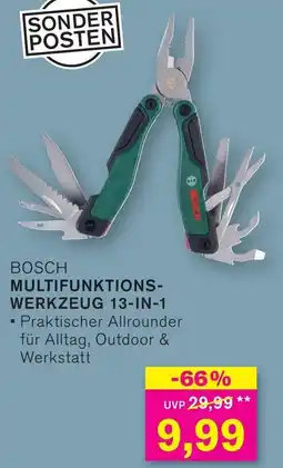 KODi BOSCH MULTIFUNKTIONS- WERKZEUG 13-IN-1 Angebot