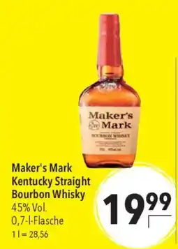 CITTI Markt Maker's Mark Kentucky Straight Bourbon Whisky Angebot