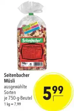 CITTI Markt Seitenbacher Müsli Angebot