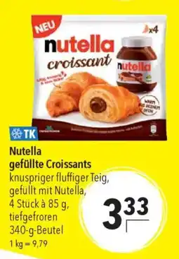 CITTI Markt Nutella gefüllte Croissants Angebot