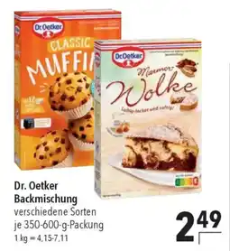 CITTI Markt Dr. Oetker Backmischung Angebot