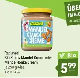 CITTI Markt Rapunzel Bio Kokos-Mandel Creme oder Mandel-Tonka Cream Angebot