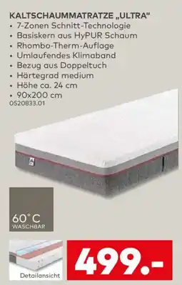 porta Kaltschaummatratze,,ultra" Angebot
