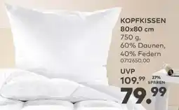 porta KÜNSEMÜLLER Kopfkissen 80x80 cm Angebot