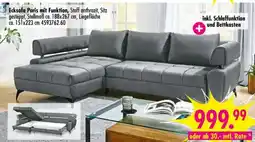 Möbel Boss Ecksofa Paris mit Funktion Angebot