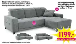 Möbel Boss Ecksofa Latina mit Funktion Angebot