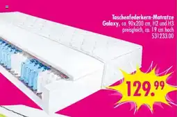 Möbel Boss Taschenfederkern-Matratze Angebot