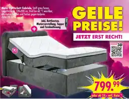 Möbel Boss Motor-Polsterbett Gabriola Angebot