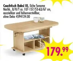 Möbel Boss Couchtisch Babsi III Angebot