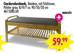 Möbel Boss Garderobenbank Angebot