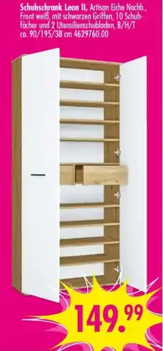 Möbel Boss Schuhschrank Leon II Angebot