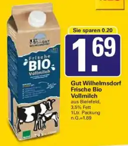 WEZ Gut Wilhelmsdorf Frische Bio Vollmilch Angebot