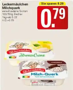 WEZ Leckermäulchen Milchquark Angebot