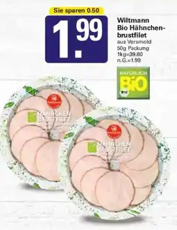 WEZ Wiltmann Bio Hähnchen brustfilet Angebot