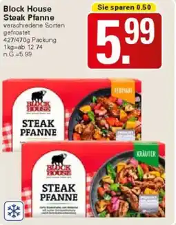 WEZ Block House Steak Pfanne Angebot