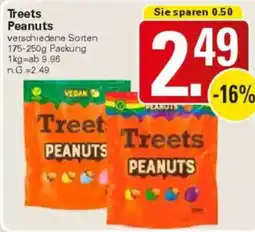 WEZ Treets Peanuts Angebot