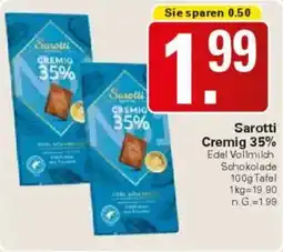WEZ Sarotti Cremig 35% Angebot