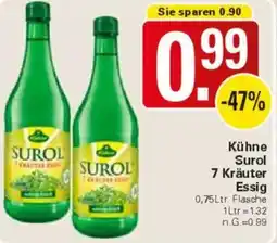 WEZ Kühne Surol 7 Kräuter Essig Angebot