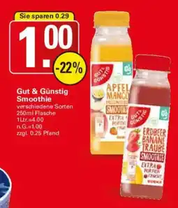 WEZ Gut & Günstig Smoothie Angebot