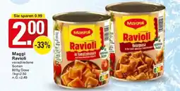 WEZ Maggi Ravioli Angebot