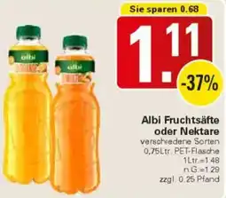 WEZ Albi Fruchtsäfte oder Nektare Angebot