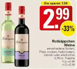 WEZ Rotkäppchen Weine Angebot