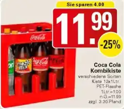 WEZ Coca Cola Kombikiste Angebot