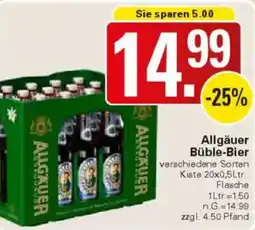 WEZ Allgäuer Büble-Bier Angebot