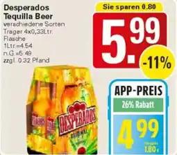 WEZ Desperados Tequilla Beer Angebot