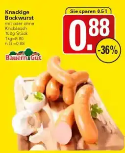 WEZ Knackige Bockwurst Angebot