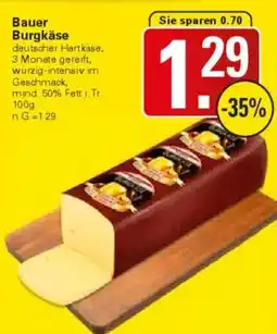 WEZ Bauer Burgkäse Angebot