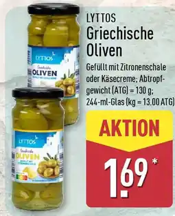 Aldi Nord LYTTOS Griechische Oliven Angebot