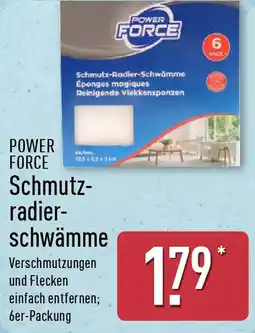 Aldi Nord POWER FORCE Schmutz Radier Schwämme Angebot