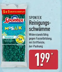 Aldi Nord SPONTEX Reinigungs schwämme Angebot