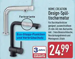 Aldi Nord HOME CREATION Design-Spültischarmatur Angebot