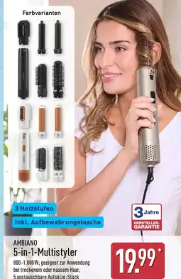 Aldi Nord AMBIANO 5-in-1-Multistyler Angebot