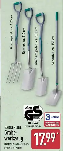 Aldi Nord GARDENLINE Grabewerkzeug Angebot
