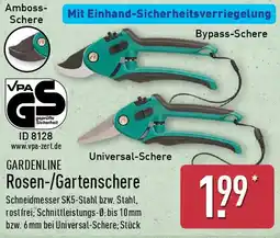 Aldi Nord GARDENLINE Rosen/Gartenschere Angebot