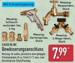 Aldi Nord GARDENLINE Bewässerungsanschluss Angebot