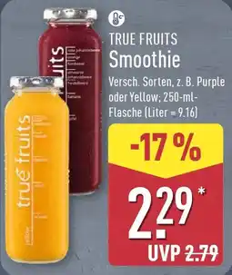 Aldi Nord TRUE FRUITS Smoothie Angebot