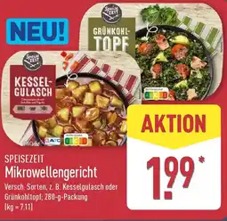 Aldi Nord SPEISEZEIT Mikrowellengericht Angebot