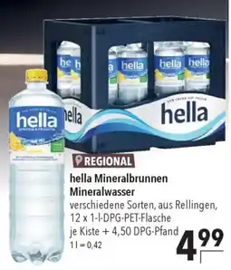 CITTI Markt hella Mineralbrunnen Mineralwasser Angebot