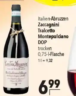 CITTI Markt Zaccagnini Tralcetto Montepulciano DOP trocken Angebot