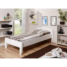 Netto Marken-Discount TiCAA Bett Jasmin Kiefer Weiß Angebot