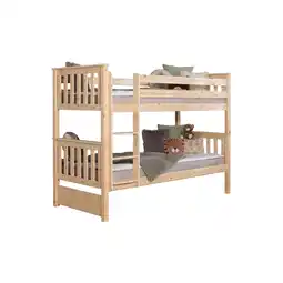 Netto Marken-Discount TiCAA Etagenbett Sammy Kiefer Natur Angebot