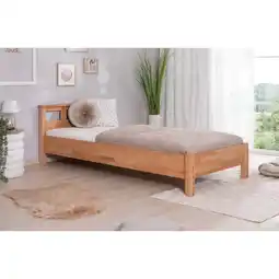 Netto Marken-Discount TiCAA Einzelbett und Doppelbett Merci Buche Bio-Geölt Angebot