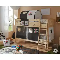 Netto Marken-Discount TiCAA Etagenbett Erni Country-V Kiefer Natur Motiv Angebot