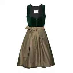 Netto Marken-Discount Midi Dirndl Livia Samt Grün Angebot