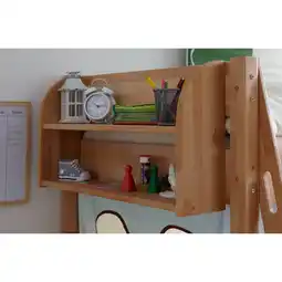 Netto Marken-Discount TiCAA Einhängeregal Hochbett und Etagenbett Buche Bio Geölt Angebot